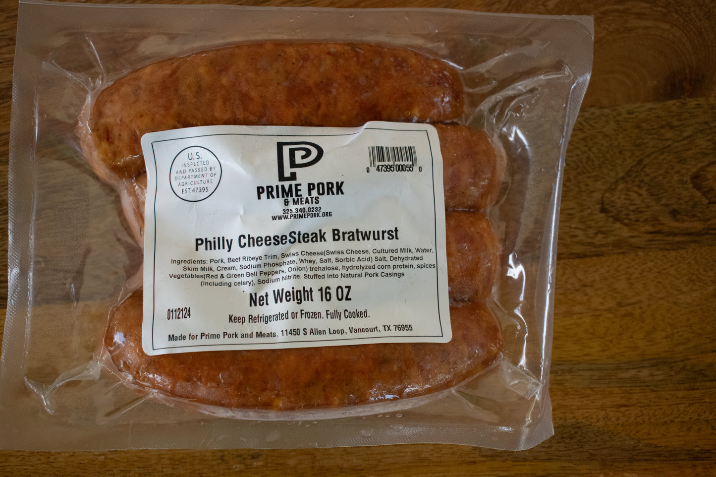 Philley Cheese Bratwurst