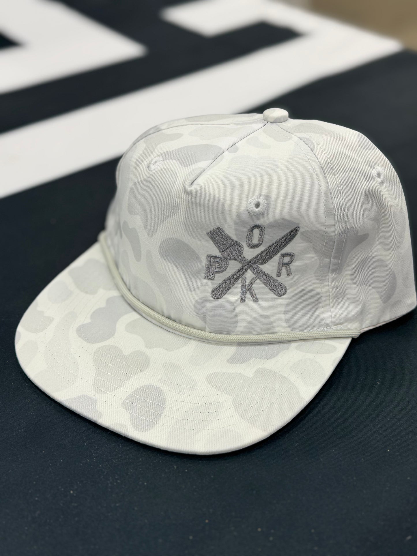 Grey Camo Cap